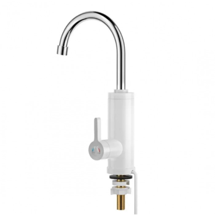 Проточний водонагрівач з екраном електричний Білий RY-022