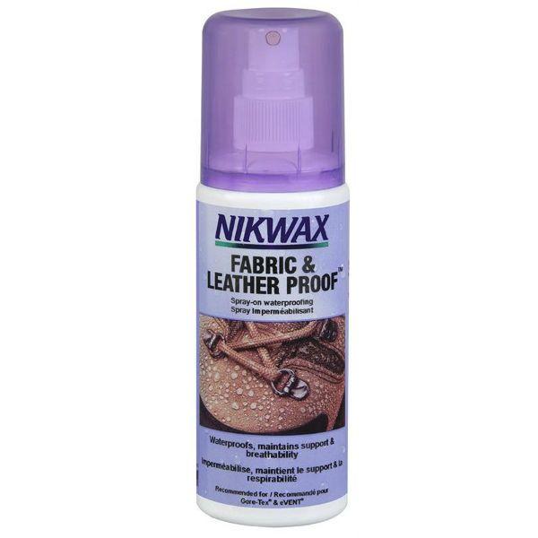 Засіб Nikwax Fabric & leather spray 125ml (тканина та шкіра) спрей для захисту від вологи, фото 1