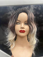 Перука пшеничне затемнене коріння, перука блондинки середньої довжини, Amazon, Німеччина