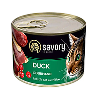 Вологий корм для котів Savory 200 г (качка)