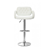 Барний стілець Hoker Just Sit VINCI білий, фото 4