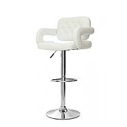 Барний стілець Hoker Just Sit VINCI білий, фото 3