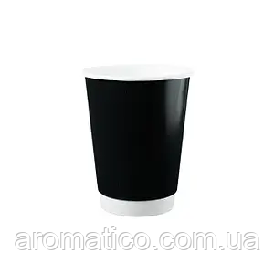 Стакан паперовий "ТІТАН Біло - Чорний" 175 мл