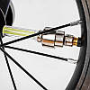 Велобіг Corso "Skip Jack" 11057 (1) ЧОРНО-БІЛИЙ, надувні колеса 12", сталева рама з амортизатором, ручне гальмо, підніжка, в, фото 7