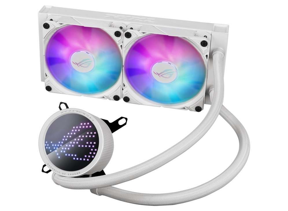 Система водяного охолодження Asus ROG Ryuo III 240 ARGB White Edition (90RC00J2-M0UAY0), фото 1