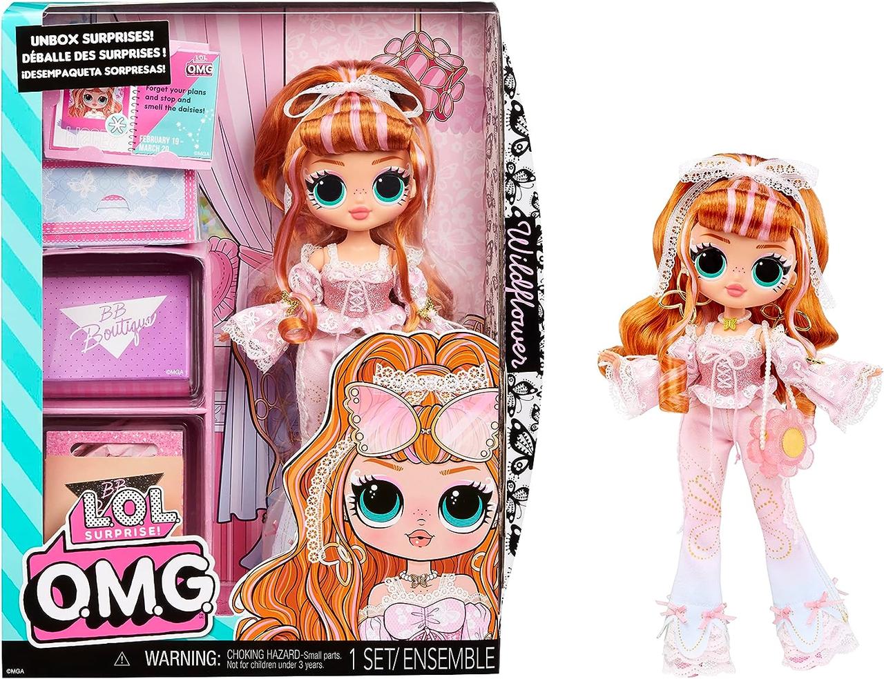 Уцінка лялька LОЛ Сюрприз Леді Квітка LOL Surprise OMG Pose Fashion Doll 591511