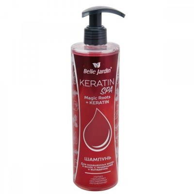 Keratin SPA Шампунь Magic Roots для фарбованого волосся проти випадіння Belle Jardin 400 мл