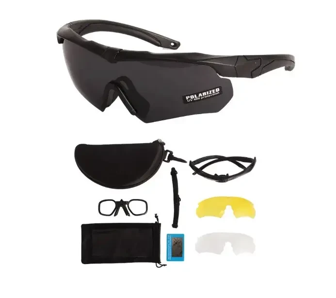 Тактичні захисні окуляри зі змінними лінзами, балістичні окуляри з діоптріями ЗСУ