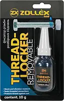 Фиксатор резьбовых соединений Threadlocker синий 10г BFU-5 Zollex