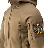 Фліс Helikon-Tex Patriot MK2 - Hybrid Fleece, Coyote, фото 5