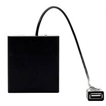 Акумуляторний/батарейний відсік на 4 х АА з кришкою і USB-мама, фото 3