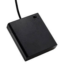 Акумуляторний/батарейний відсік на 4 х АА з кришкою і USB-мама, фото 6