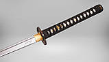 Самурайський меч Катана DARK RIKUGUN KATANA на підставці, фото 3