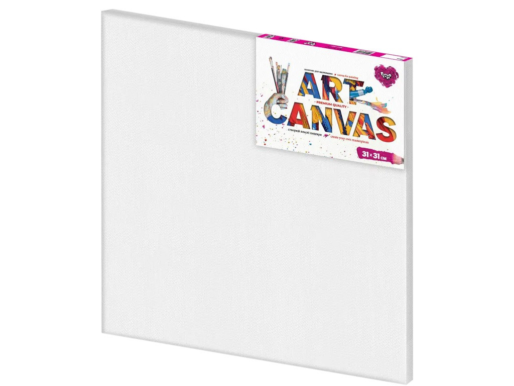 Полотно (полотно) для малювання Art Canvas Danko Toys AC-31х31