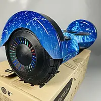 Гіроскутер гіроборд 8 дюймів дитячий Smart Balance колір синій космос
