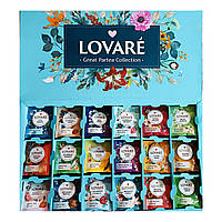 Чайний набір Lovare (Ловаре) Колекція Great Partea (18 видів по 5 пак у конверті)
