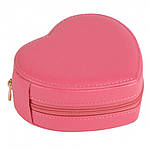 Скринька для прикрас Золоте серце (2 види, колір: рожевий, персик) 12х11х5см