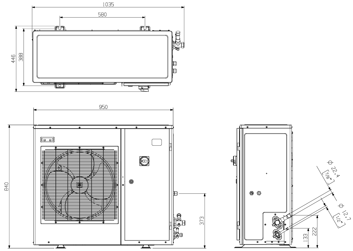 Компрессорно-конденсаторный агрегат Copeland EazyCool ZXME020E-PFJ (3206829) - фото 2 - id-p2088486118