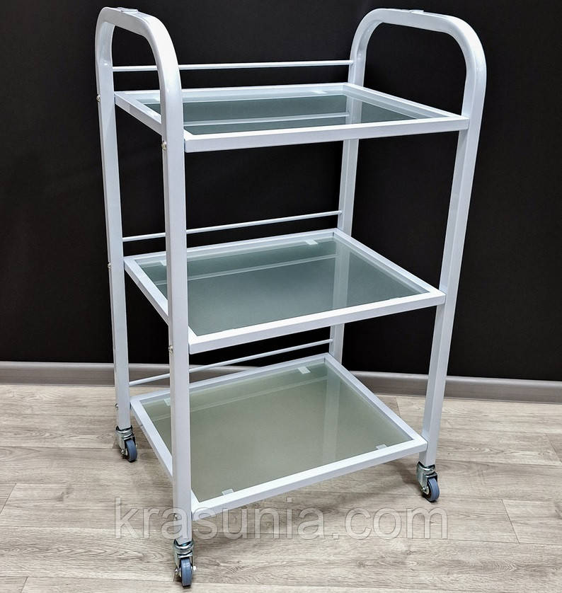 Косметологічна візок скло R-4 white