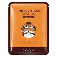 Восстанавливающая тканевая маска для лица с принтом BioAqua Animal Tiger Supple Mask