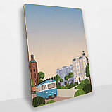 Дерев'яний Постер Вінниця А5, фото 2