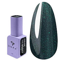 Гель-лак DNKa 0057 смарагдовий з блискітками 12 мл