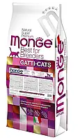 Сухой корм Monge Superpremium Cat Adult для взрослых кошек в возрасте от 1 года до 7 лет - 10 кг