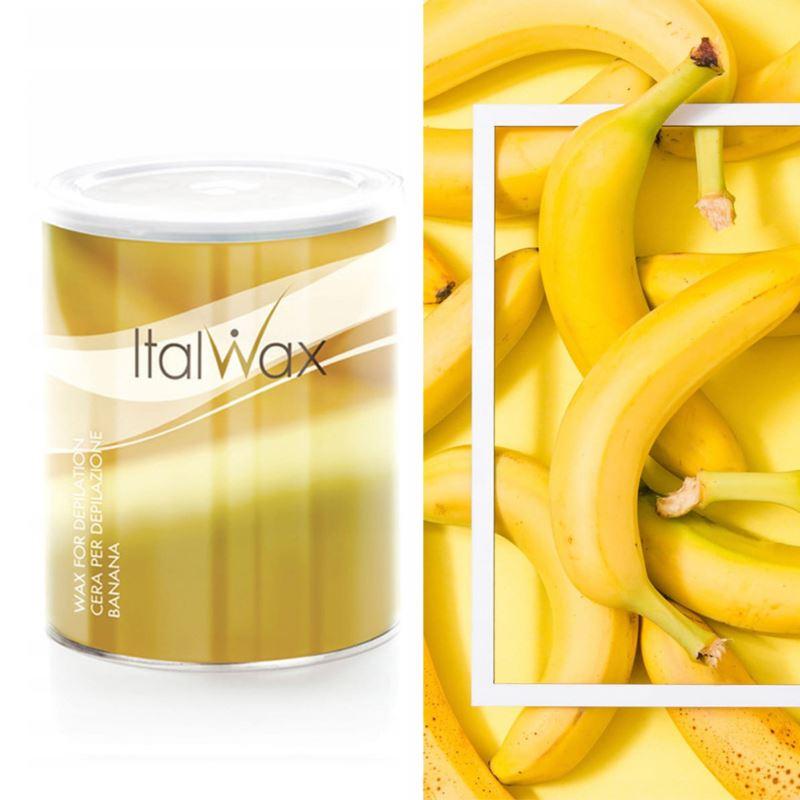 Віск теплий для депіляції тіла Italwax Банан, 800 г.