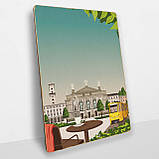Дерев'яний Постер Львів А5, фото 2