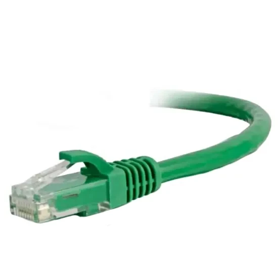 Патч-корд литий зелений UTP, RJ45 1m, кат. 5Е Dtech PC-UTP-1M-GN, фото 1