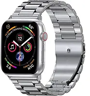 Металлический ремешок Steel Wars для Apple Watch 42 | 44 | 45 | 49 мм (серебро)