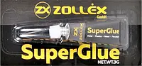 Супер клей SuperGlue (планшет 12штук по 3гр) комплект Zollex