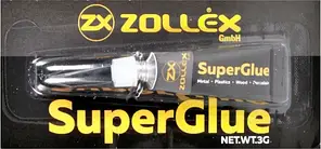 Супер клей SuperGlue (планшет 12штук по 3г) комплект Zollex