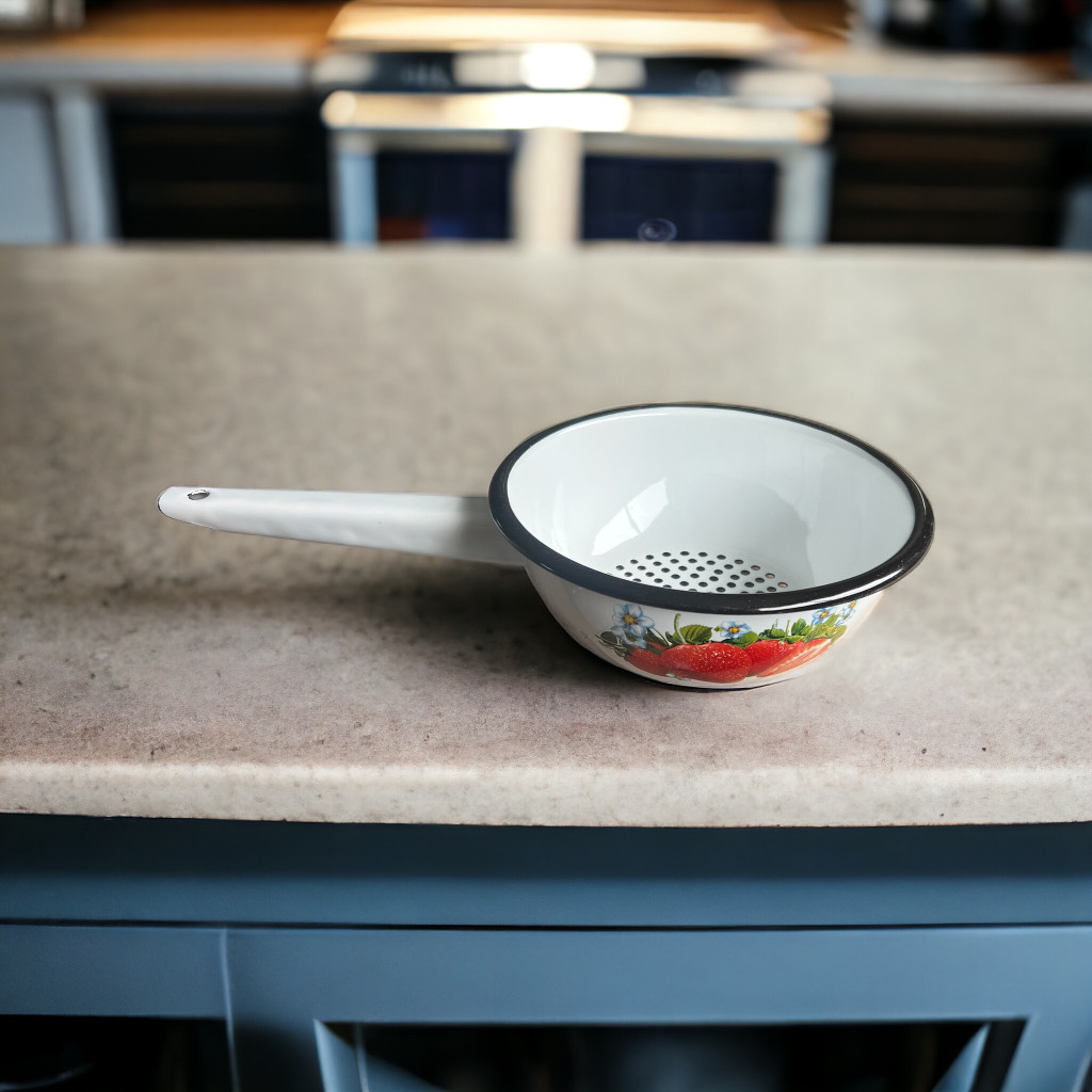 Друшляк емальований Полуниця 1л 1407/2 Idilia