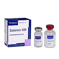 Розчин для ін'єкцій для котів та собак Золетіл-100 Virbac 5 мл, фото 3