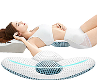 Ортопедична подушка для сну під спину Support pillow для попереку 0201 Топ!