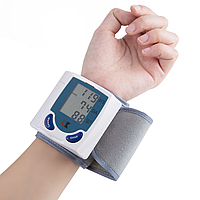 Цифровой автоматический тонометр Blood Pressure Monitor для измерения АД и пульса 0201 Топ !