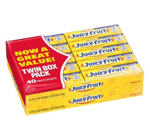 Упаковка жувальних гумок Wrigley's Juicy Fruit 200 шт., фото 1