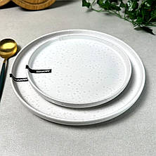 Десертна тарілка з високим бортиком 20.5 см Крем ARDESTO Trento, фото 3