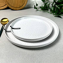 Десертна тарілка з високим бортиком 20.5 см Крем ARDESTO Trento, фото 5