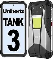 Смартфон Unihertz Tank 3 16/512Gb black Global, IP69K, 200+50+8+64/50 Мп, IPS 6,79", Dimensity 8200, 23800 mAh