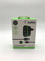 СЗУ BELKIN 2USB + iPhone (2 в 1) 10W