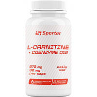 Жироспалювач Sporter L-carnitine 670 мг + CoQ10  30 мг