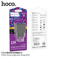 СЗУ адаптер 220V HOCO CS11A Ocean 1USB