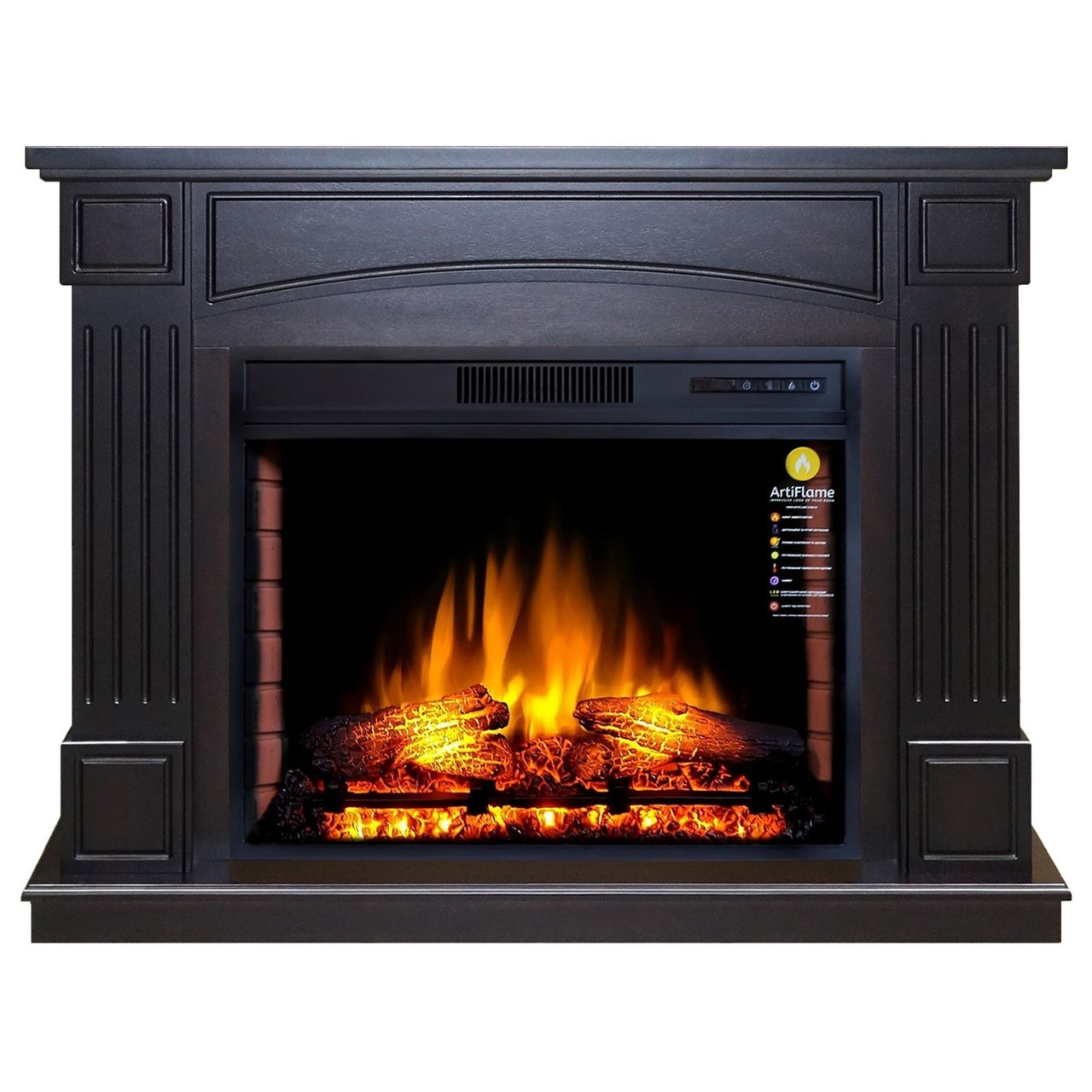 КАМІНОМПЛЕКТ ARTIFLAME BOSTON AF28 ВЕНГЕ, фото 1