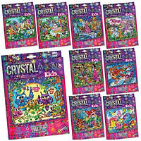 Набор креативного творчества хрустальная мозаика crystal mosaic kids danko toys