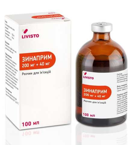 Розчин для ін'єкцій Зінаприм Livisto 100 мл