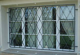 Решітки на вікна металеві прямі, фото 3