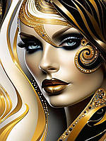 Алмазна Мозаїка Голограмні Стрази SHLab Дорогоцінна Краса SHS-18631 30x40 см (Повна Викладка)