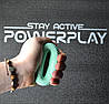 Еспандер кистьовий силіконовий PowerPlay PP-4330 Hand Grip Loops Medium 22.5-27 кг. М'ятний, фото 5